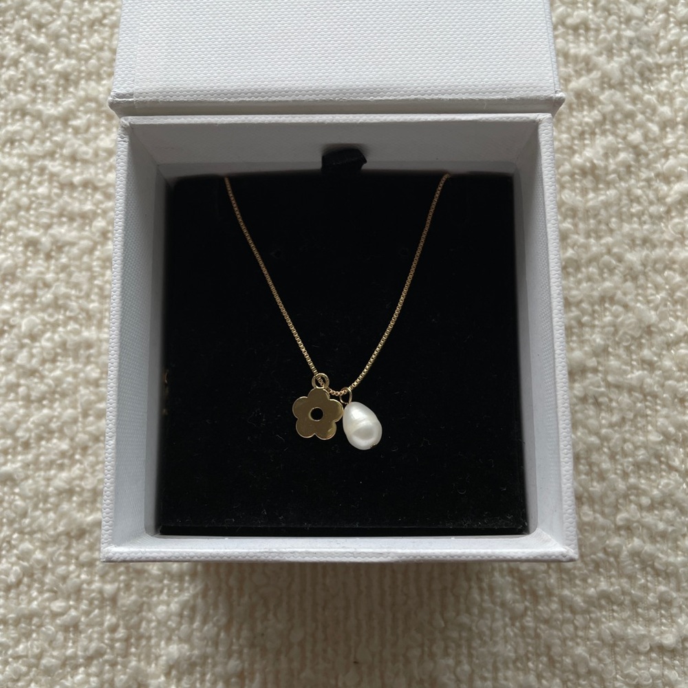 OAK + FORT gold necklace